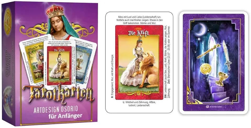 Tarotkarten Artdesign Osorio für Anfänger