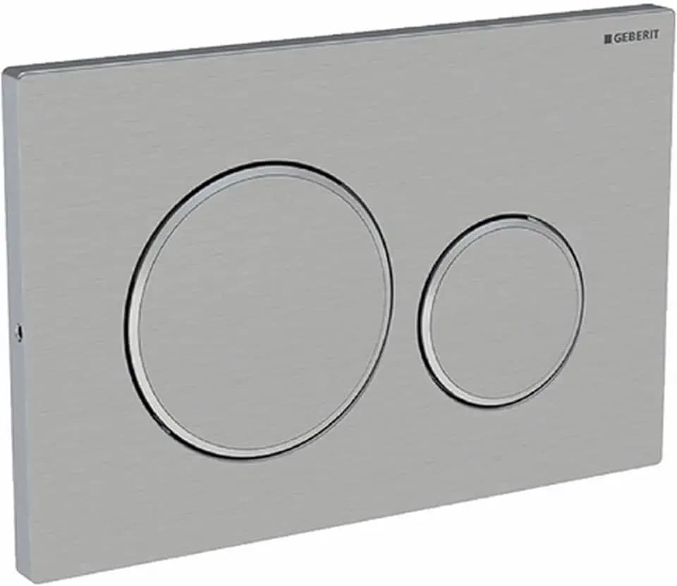 Geberit Sigma 20 Drückerplatte Edelstahl Gebürstet für UP720, UP320, UP300 und UP700