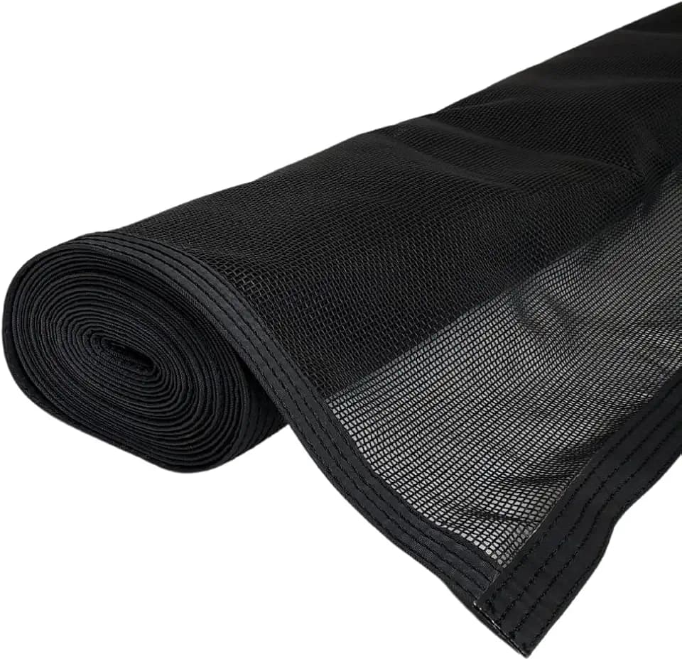 4-Ft Pool Fence Replacement Mesh, 15 Ft, Malibu Black