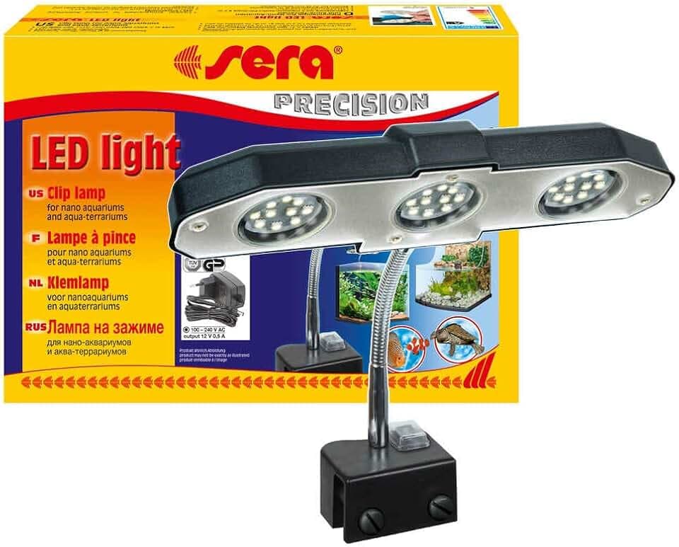 sera LED light - LED Lampe (6 W/12 V) mit breitem Reflektor zur Beleuchtung von kleineren Aquarien und Terrarien