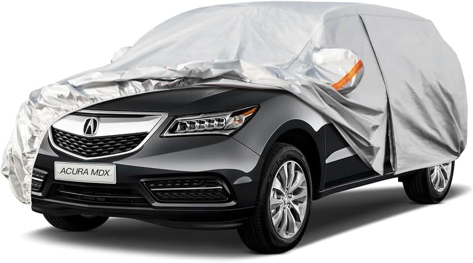 Kayme 6 Layers Waterproof SUV Car Cover for Acura MDX 2001-2026