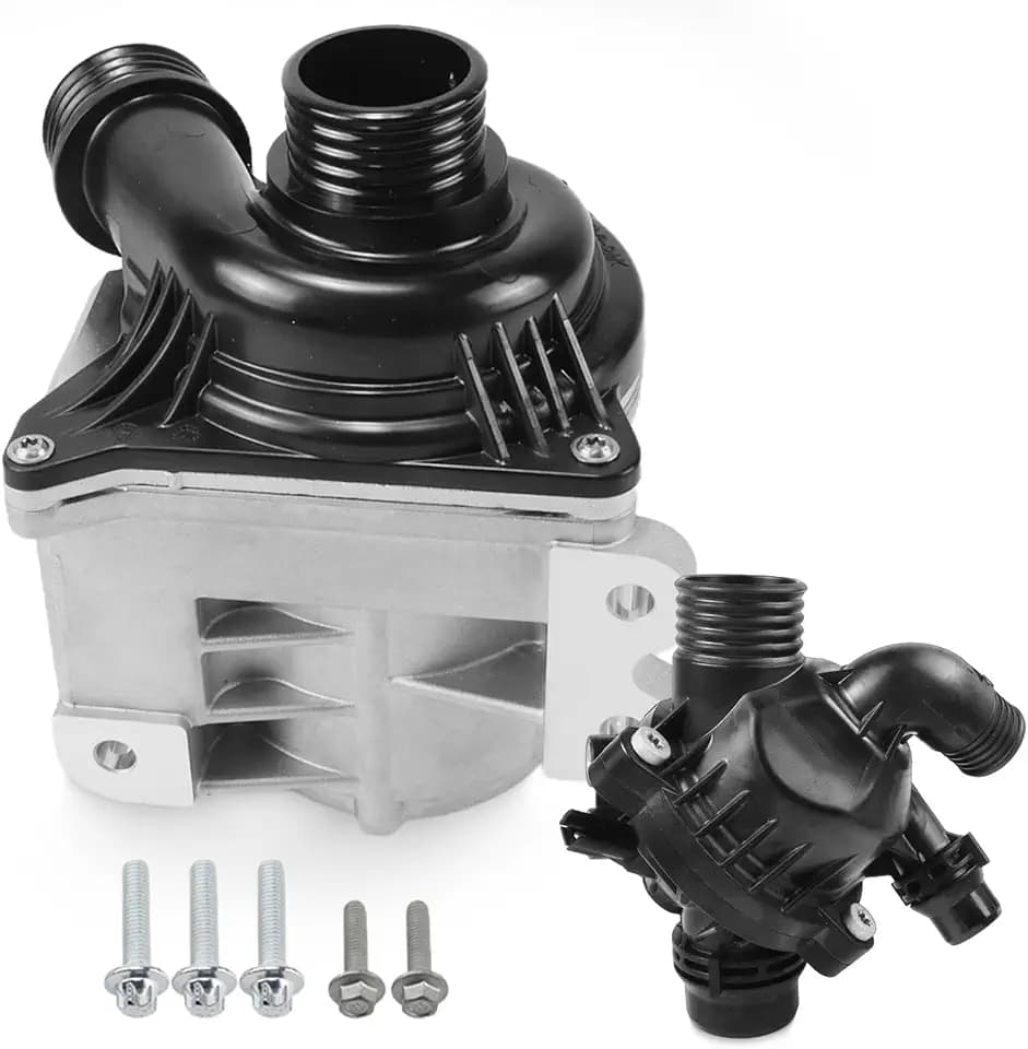 MUNIK 11517632426 Electric Water Pump Set Compatible with BMW 335i 535i X3
