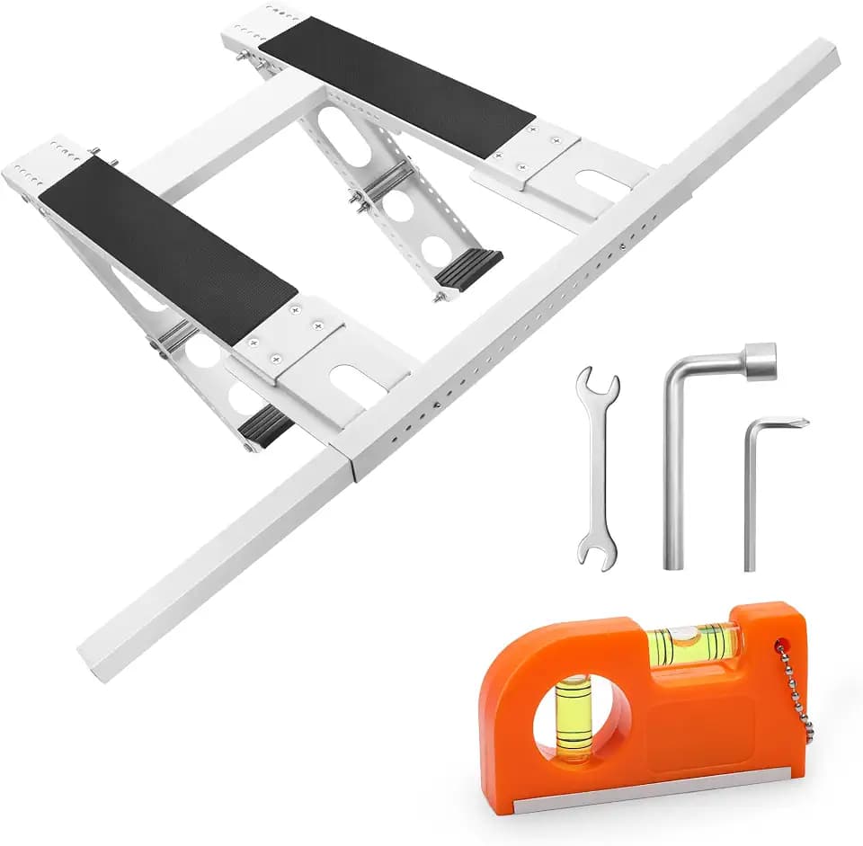 No-Drill Window AC Bracket, Heavy-Duty 220lbs Pro Version
