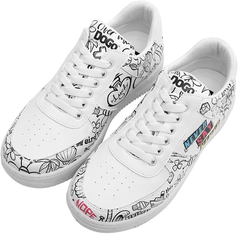 DOGO Schuhe Vegane Damen Dice Sneakers - Never Say Never