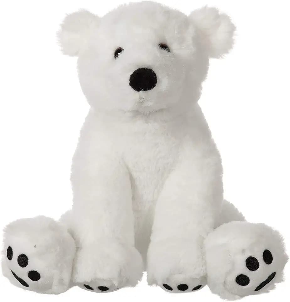 Apricot Lamb Toys Plush White Polar Bear Stuffed Animal Soft Cuddly Perfect for Child （Medium ，12 Inches