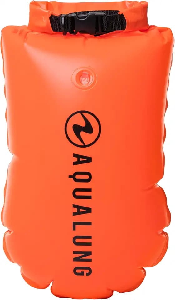 Aqualung iDry Bag - Aufblasbarer wasserdichter Beutel 15L mit Zugseil und Gürtel