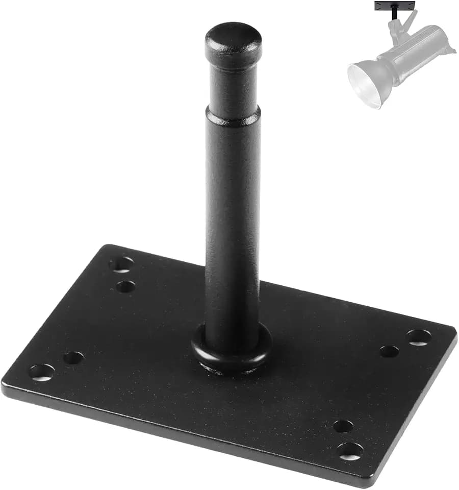 Studio Baby Pin Plate Wall Ceiling Mount,5.9" Mini Lighting Wall Holder with 5/8" Stud for Photo Studio Light Stand Flash Accessories…