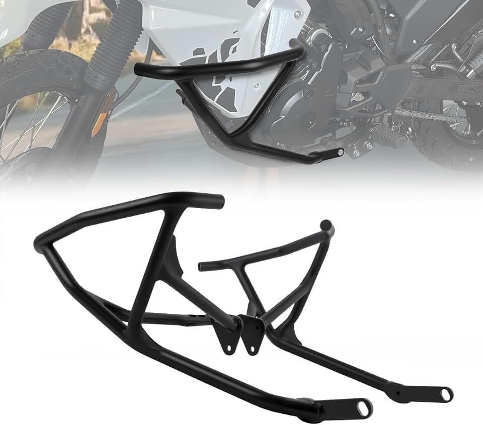 Crash Bar for Kawasaki KLR650 / KLR 650 Adventure 2022-2025 2026, Highway Engine Guard Protect for KLR 650 S 2023-2025 2026- KLR650 Accessories & KLR650 Adventure Accessories (Black)