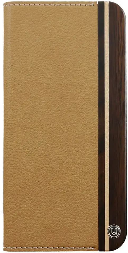 Uunique Modus Tri Split Tan Folio Hard Shell Cover Fall für Samsung Galaxy S7 Edge