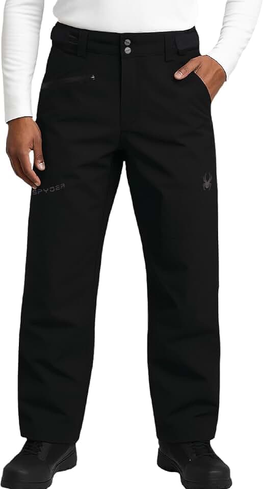 Spyder Mens Snow Pants Waterproof Insulated Ski and Snowboard Trousers