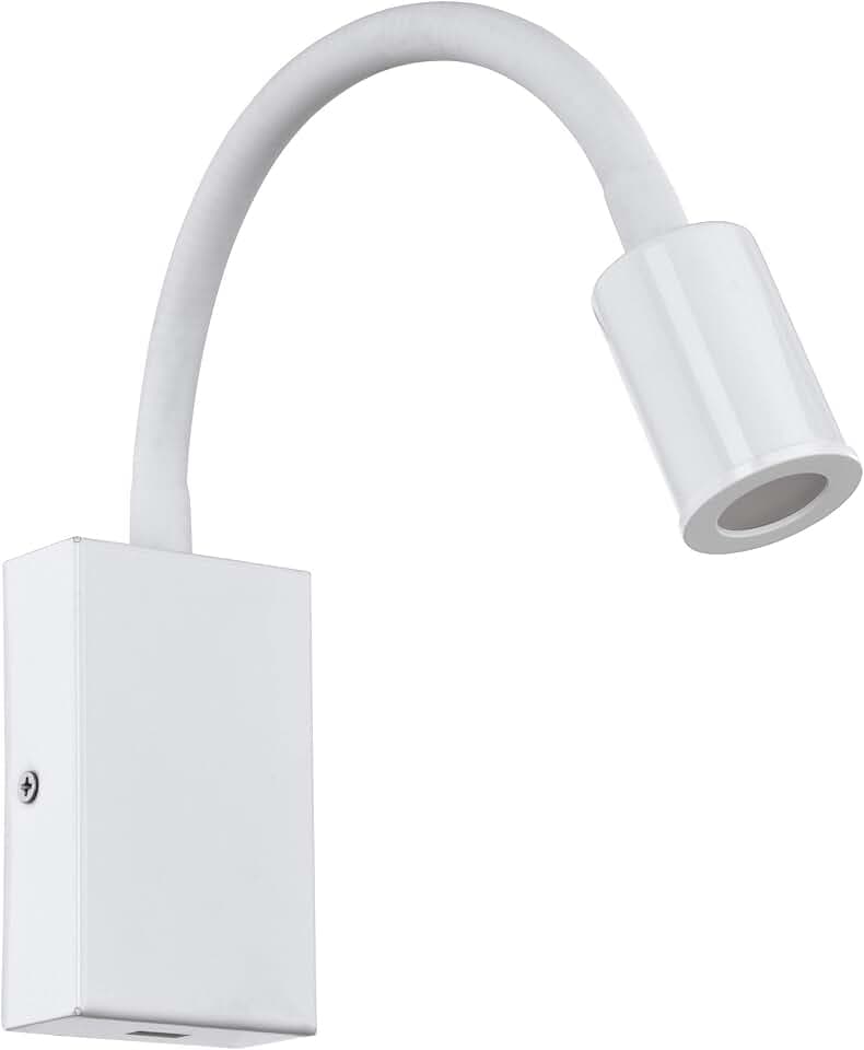 EGLO LED Wandlampe Tazzoli, Wandleuchte mit USB-Anschluss, Wandstrahler
