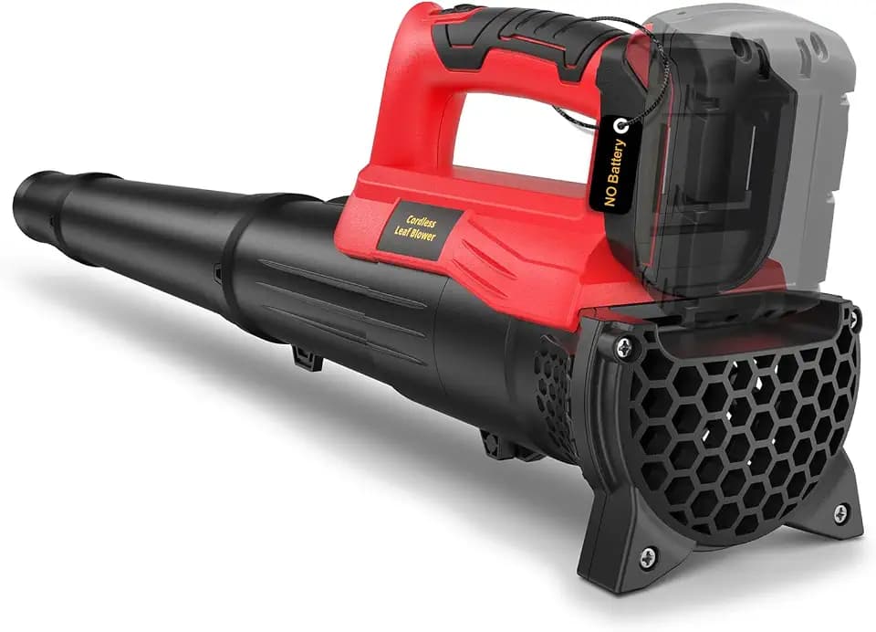 Leaf Blower for Milwaukee 18V Battery, Red