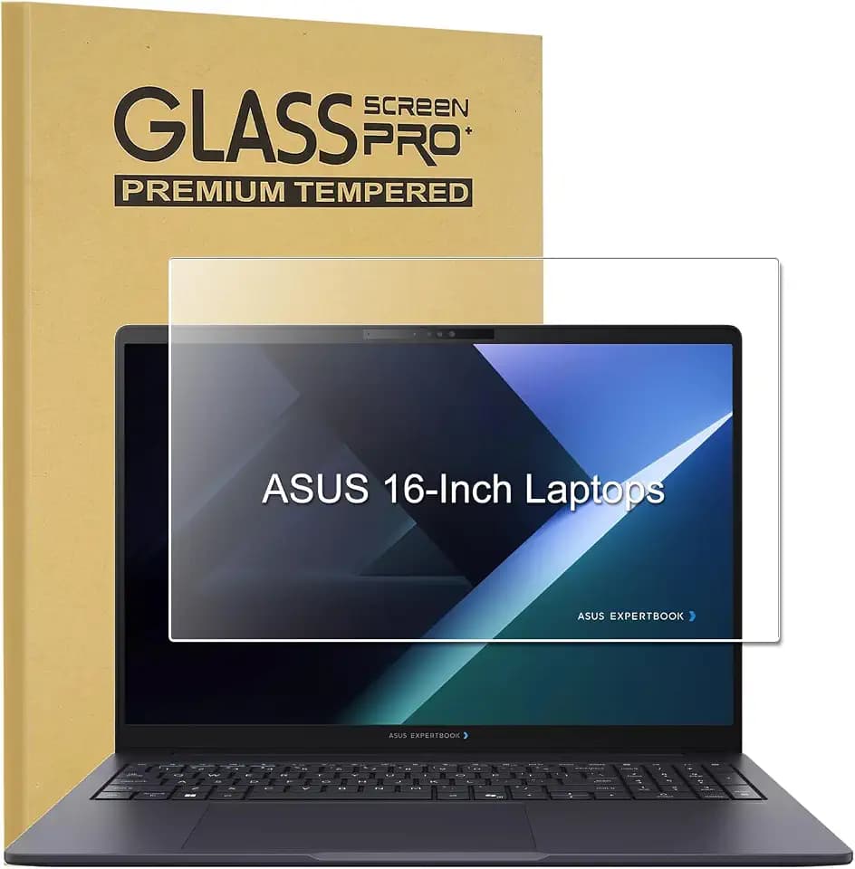 KEANBOLL Tempered Glass Screen Protector for 16-Inch ASUS ExpertBook 16“丨Vivobook 16”丨Zenbook 16“丨TUF Gaming 16-Inch Laptops, Ultra Clear, Anti Scratch, Bubble Free
