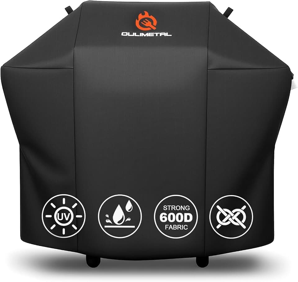 QuliMetal Grill Cover for Outdoor Grill 48 Inch, Heavy Duty Waterproof