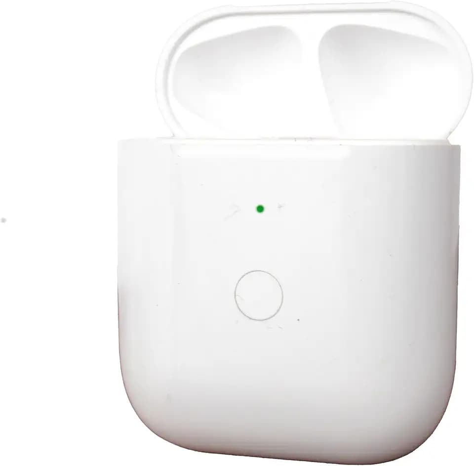 Replacement Charging Case for AirPods 1st & 2nd Generation with Wireless and Wired Charging and Built-in 550 mAh Battery for Fast Charging, Bluetooth Pairing and Sync Button. No Earbuds/Airpods
