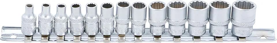 BGS 2269 | Steckschlüssel-Einsatz-Satz Zwölfkant | SW 4-14 mm | 13-tlg.