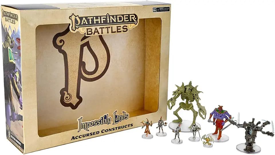 WizKids Pathfinder Battles: Impossible Lands - Accursed Constructs Boxed Set