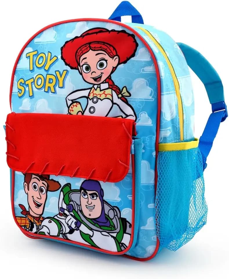 Disney Toy Story Kinder-Rucksack, Woody Buzz Lightyear Jessie, leichter Rucksack für Kindergarten und Grundschule
