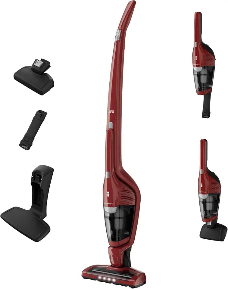 AEG Ergorapido Plus 2in1 Akku Staubsauger CX7-3-45CR Rot