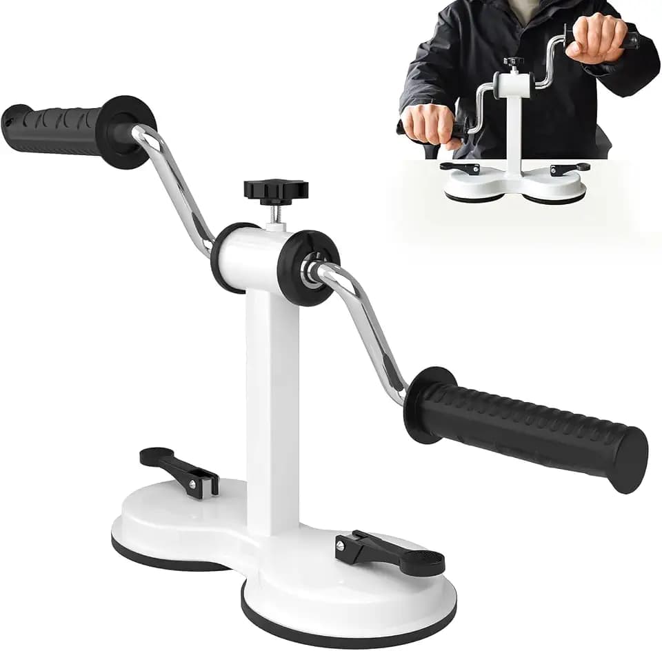 Arm Bike for Physical Therapy, Adjustable Resistance Arm Cycle Home Rehab
