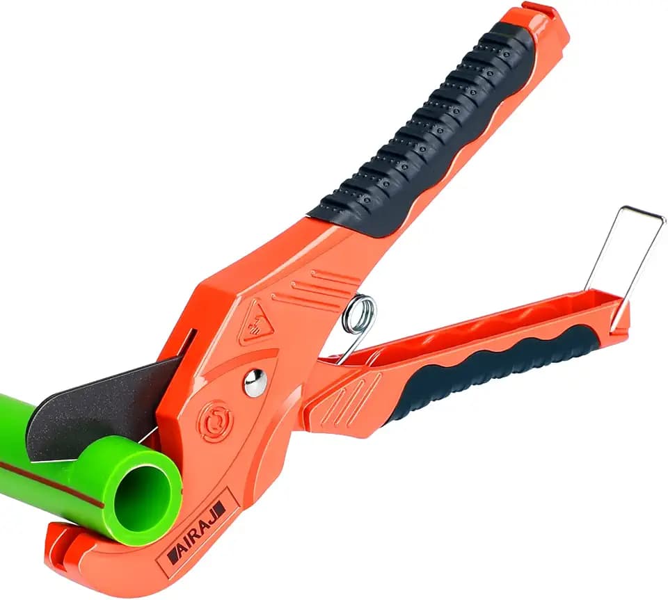 AIRAJ 0-33mm PVC-Rohrschneider,Mini Rohrschneider,SK-5 High Carbon Steel,Geeignet für PVC/PE/PP/PEX/PPR,Ideales Rohrschneider Kunststoffrohre