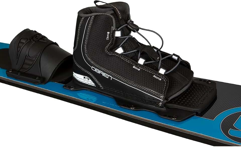 O'Brien Pro Tour Slalom Water Ski – Available in 58", 64", and 68" Sizes – Adjustable Bindings – Stable, Forgiving Design for Beginner to Intermediate Skiers