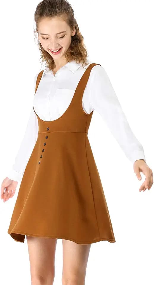 Allegra K Damen Strapskleid Strapskleid