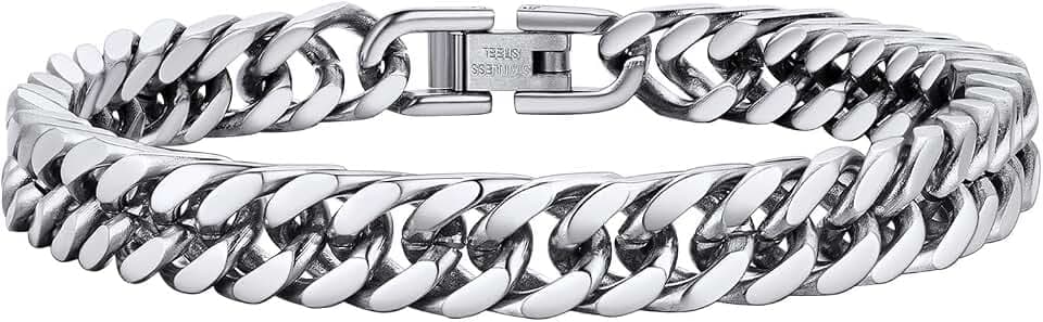 PROSTEEL Armband Herren Edelstahl Panzerarmband