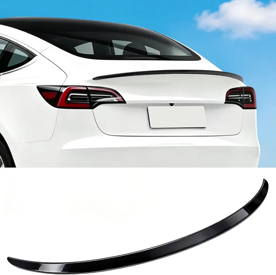 Xprite Rear Spoiler Compatible with 2017-2023 Tesla Model 3 Trunk Lip Wing