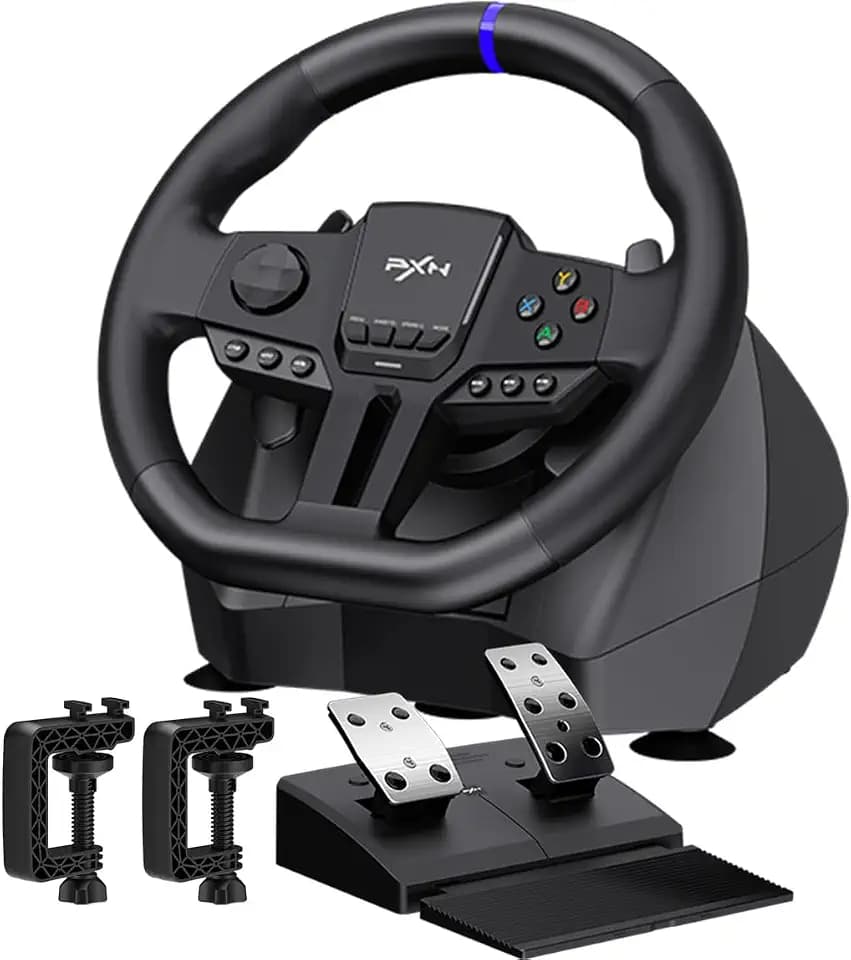 PXN Gaming Steering Wheel - 270/900° V900 GEN2 Sim Racing Wheel