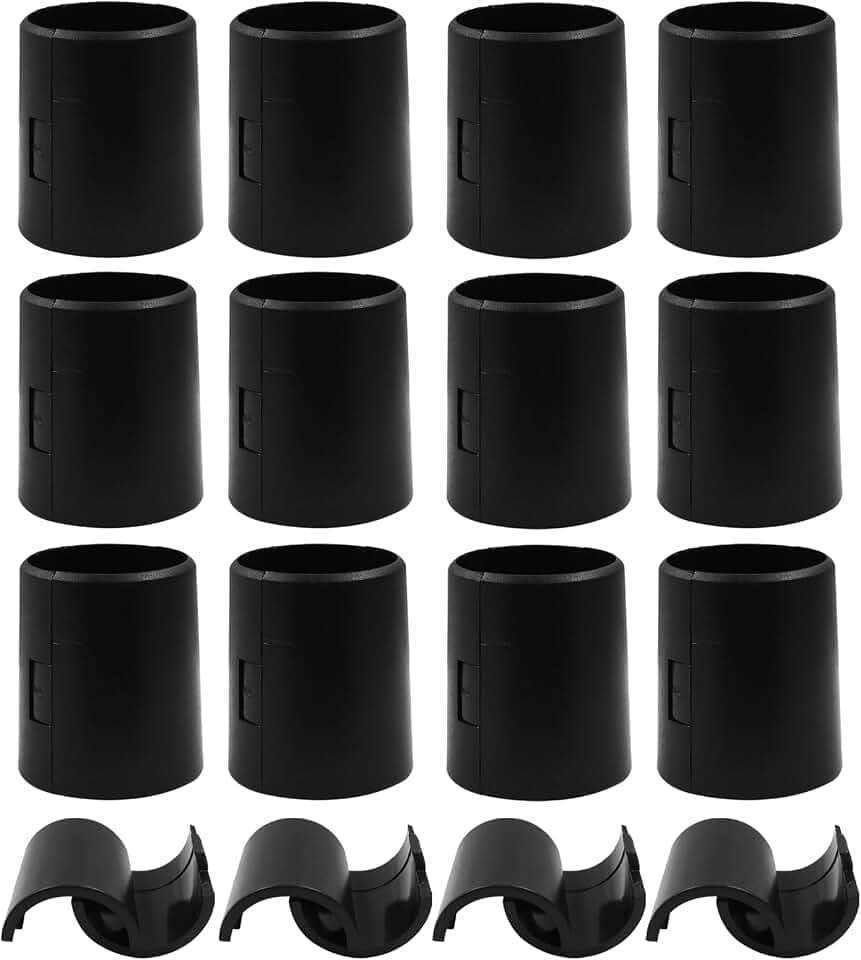 Wire Shelf Clips, 32Pcs (16 Pairs), 1.5" Inner Diameter