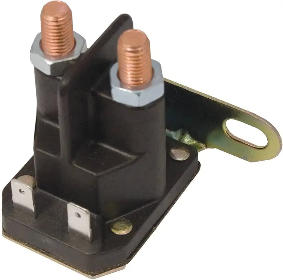 Stens Starter Solenoid 435-036 Compatible with/Replacement for John Deere L100, L110, L118, L120 and L130, Scotts 1642H AM130365, AM132990, AM133094, AM138497, AUC10907