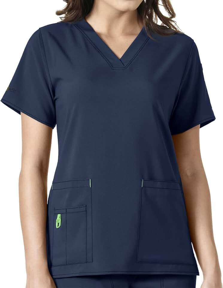 Carhartt Cross-Flex Scrubs for Women, V-Neck Scrub Tops