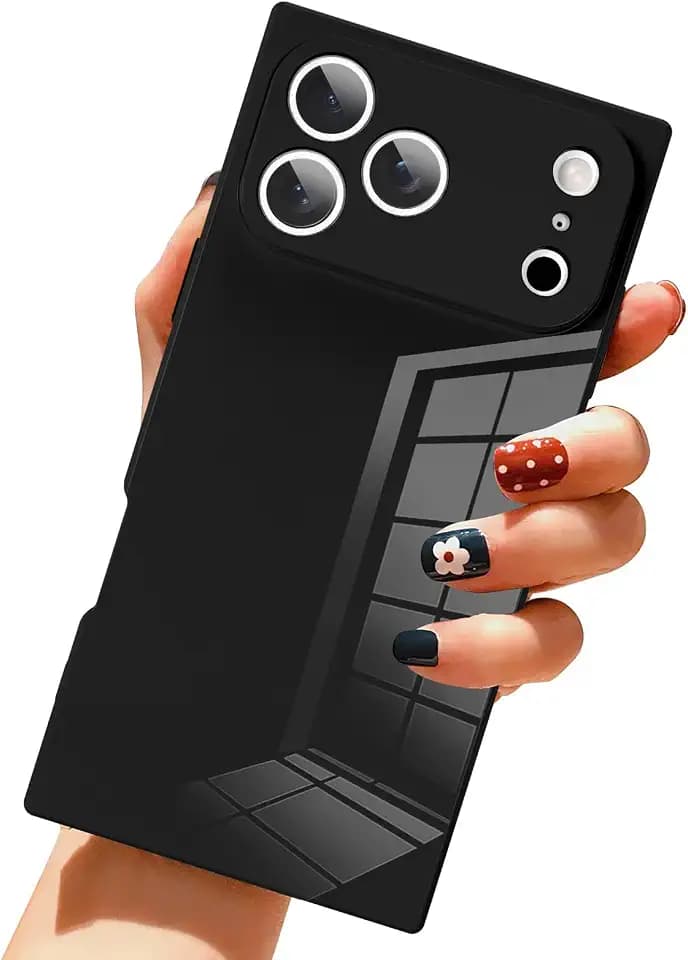 LSL Retangle Case Designed for iPhone 17 Pro Max - Black
