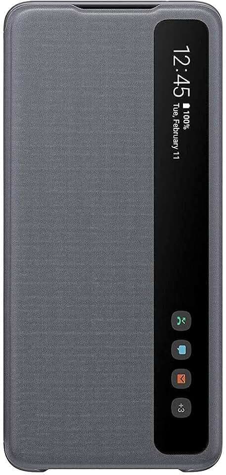 Samsung Clear View Cover (EF-ZG988) für Galaxy S20 Ultra, Grau - 6.9 Zoll