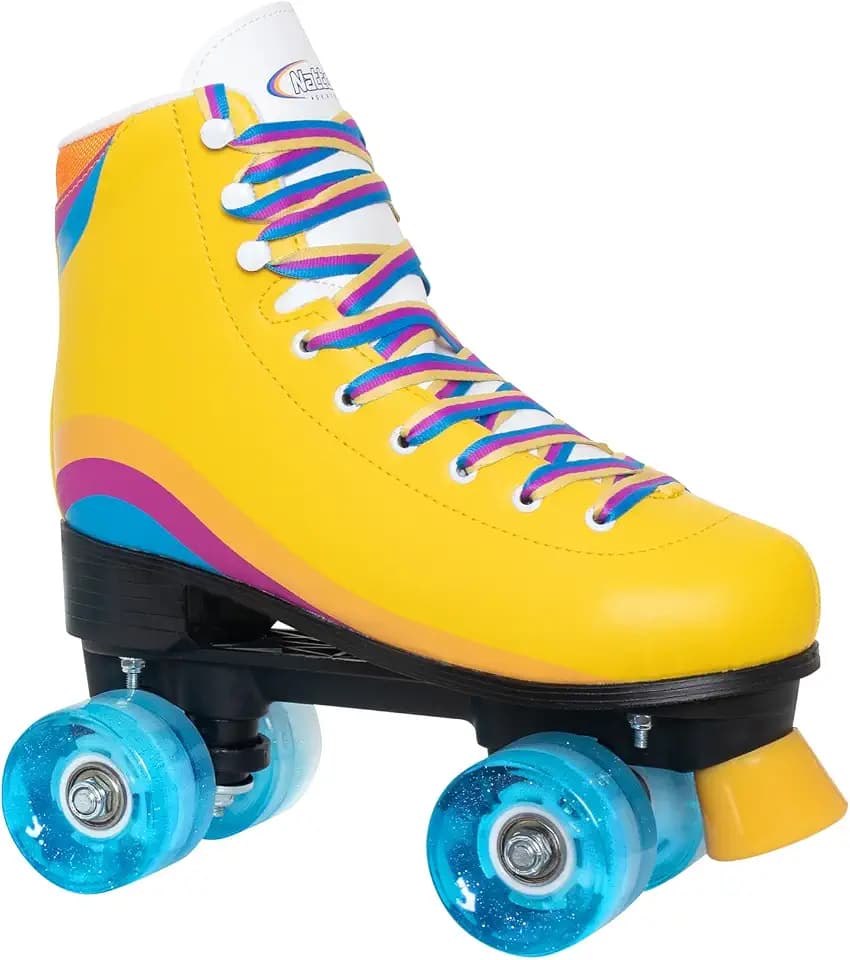 Nattork Roller Skates for Women Outdoor Fun Fashionable Roller Derby Skates for Men Girls Boys Indoor Rink Skates