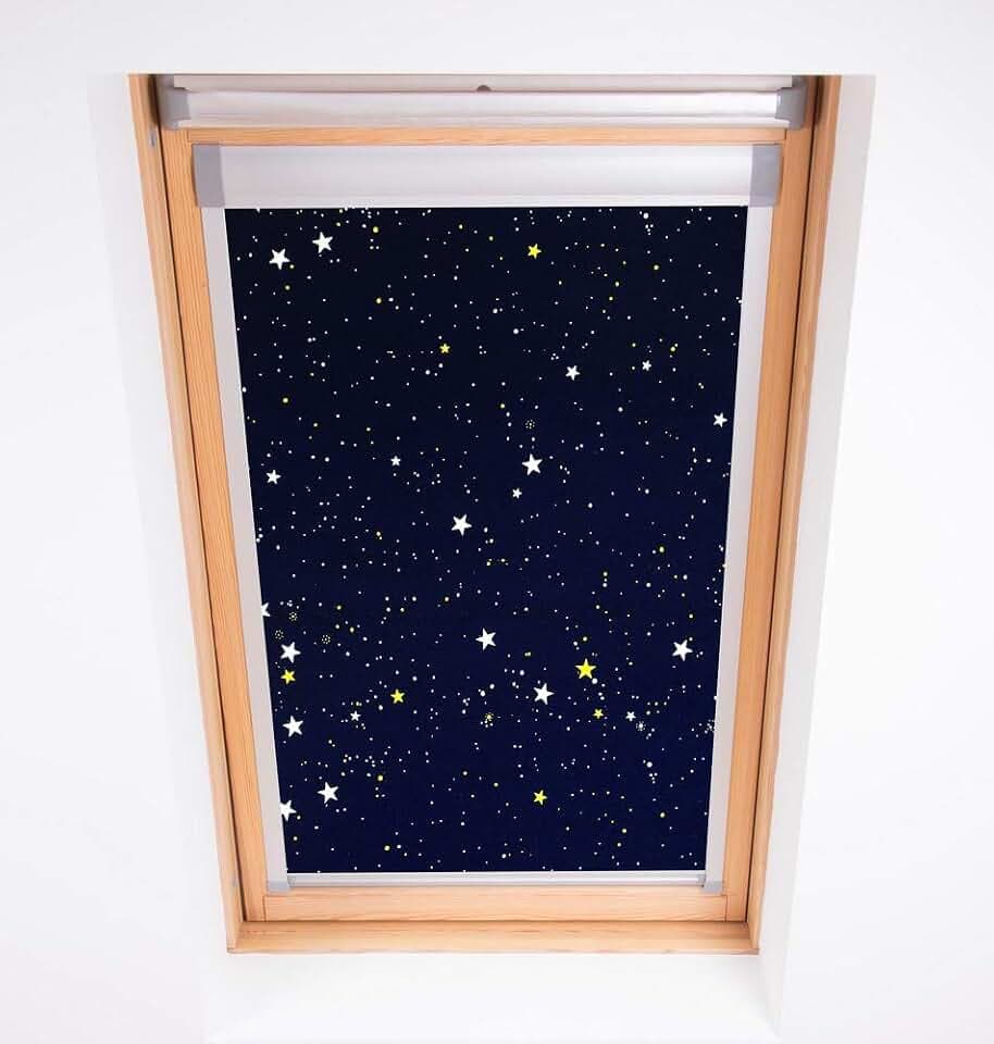 Bloc Jalousien Skylight Verdunkelung, Polyester, navy, P04
