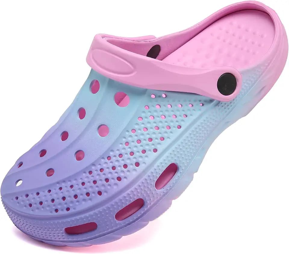 ChayChax Mens Womens Arch Support Clogs with Removable Cushion Footbed