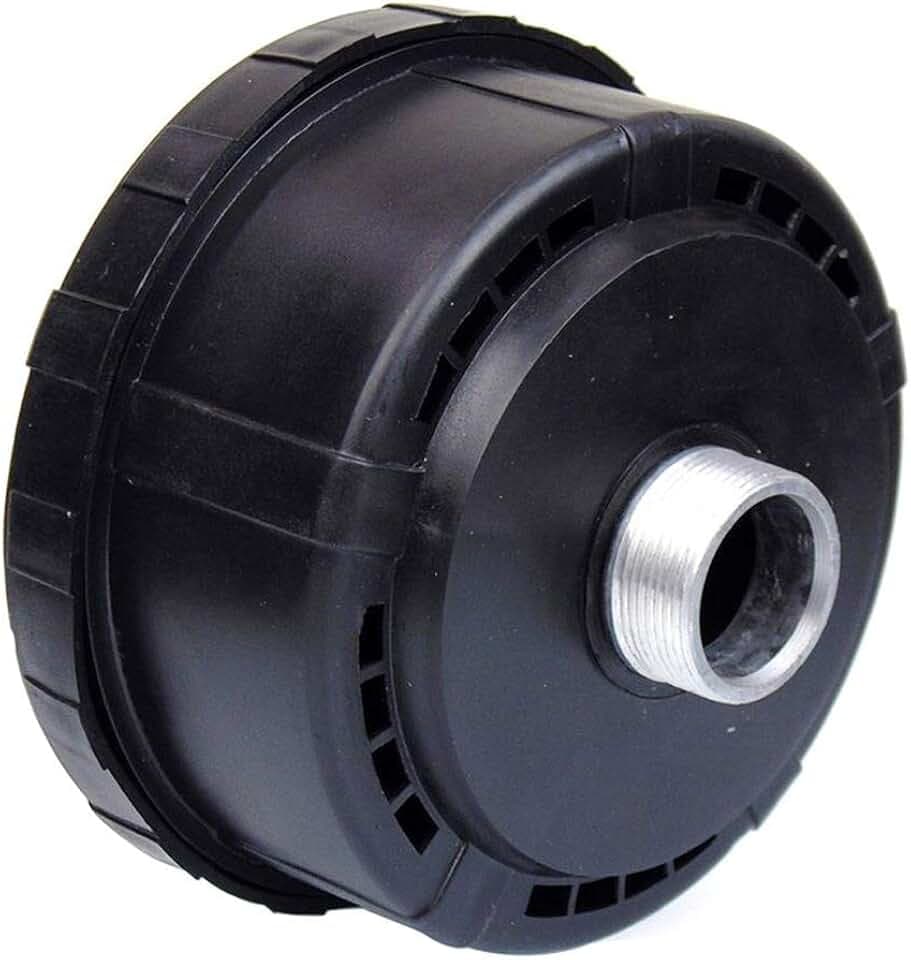 1"BSP 33mm Air Compressor Silencer Filter, Metal Intake Filter Sound Muffler for Air Compressor