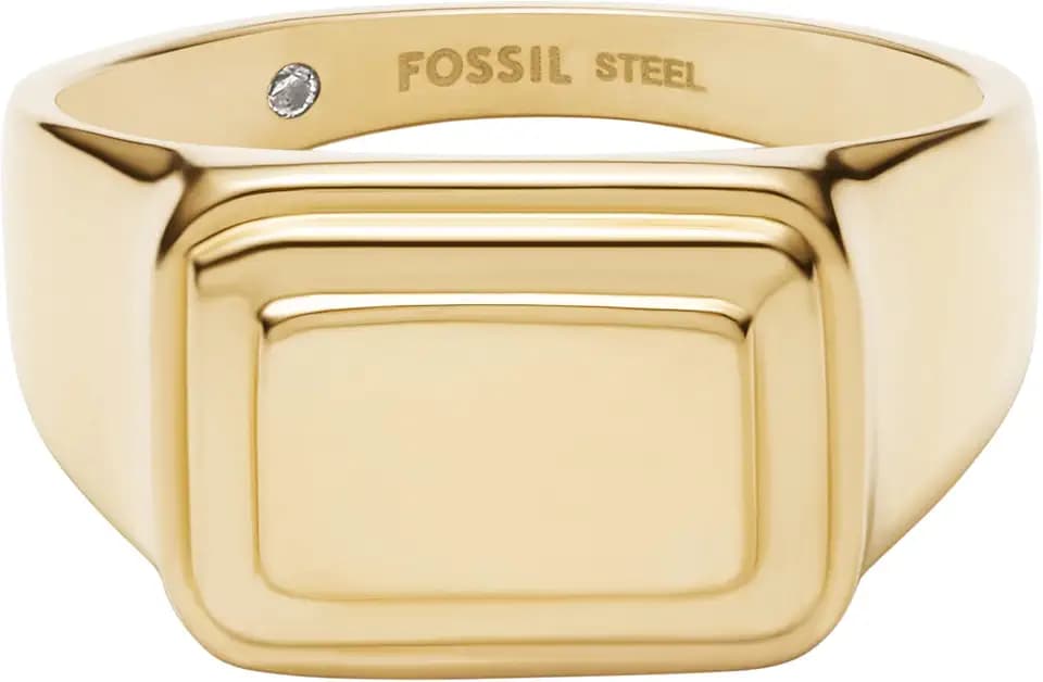Fossil Women's Plated Stainless Steel Ring