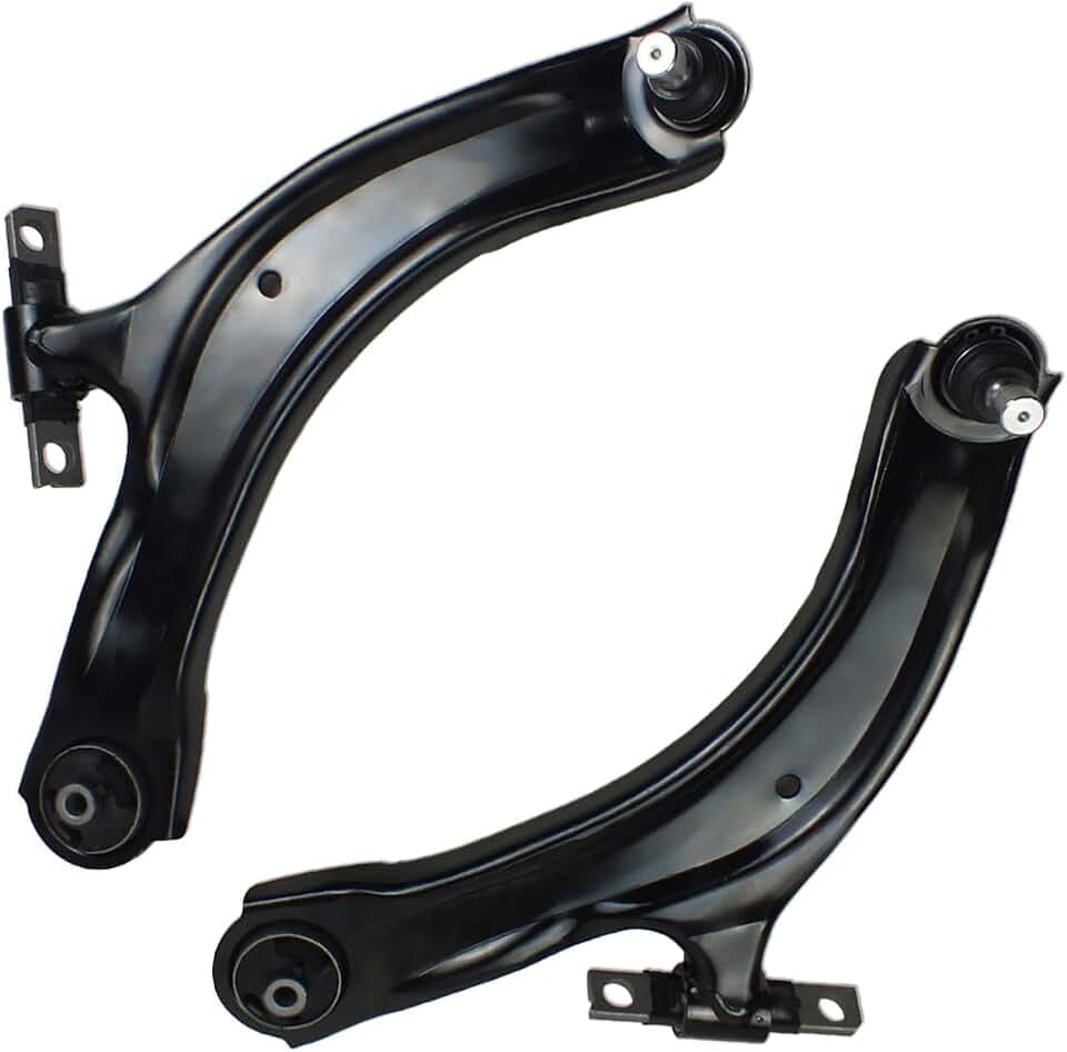 Front Lower Control Arm w/Ball Joint Suspension Kit 2008 2009 2010 2011 2012 2013 for Nissan Rogue 2.5L, 2014 2015 Rogue Select End Kit Left Right Pair MS30194 MS30195