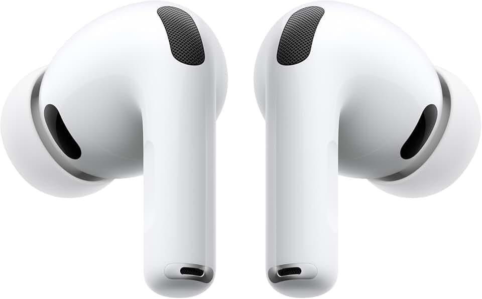 Apple AirPods Pro 3 Kabellose In‑Ear Kopfhörer, Aktive Geräuschunterdrückung, Herzfrequenzmessung, Hörgerätefunktion, Bluetooth Kopfhörer, 3D Audio, Hi‑Fi Sound, Laden über USB‑C