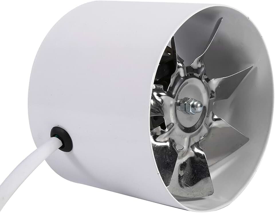 Auspuffventilator, 220 V, 4 Zoll, für Innenräume, Auspuff, Schallgebläse, für Familie, Innenbereich, Pipeline