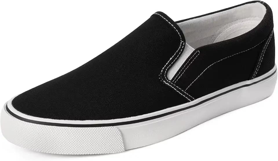 Mens Classic Slip on Canvas Shoes Casual Loafers Fashion Sneakers