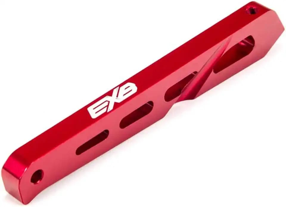 ARRMA Rear Center Aluminum Chassis Brace, 87mm Red: EXB, ARA320566