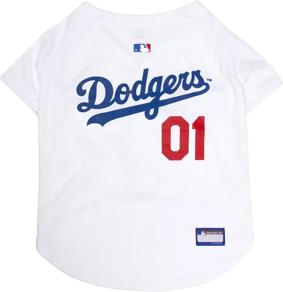 Official MLB Los Angeles Dodgers Pet Jersey for Dogs & Cats, Size 3X-Large - Stylish Baseball Jersey for Your Furry Fan- Show Off Team Spirit with The Perfect Fan Apparel Gear for Pet, Dog & Cat