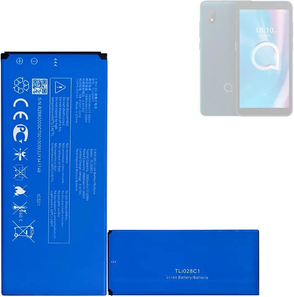 Ersatzakku Batterie TLi028C1 kompatibel mit Alcatel-1A 5002F 1B(2020) 5002A 5002S ot-5002x 5002