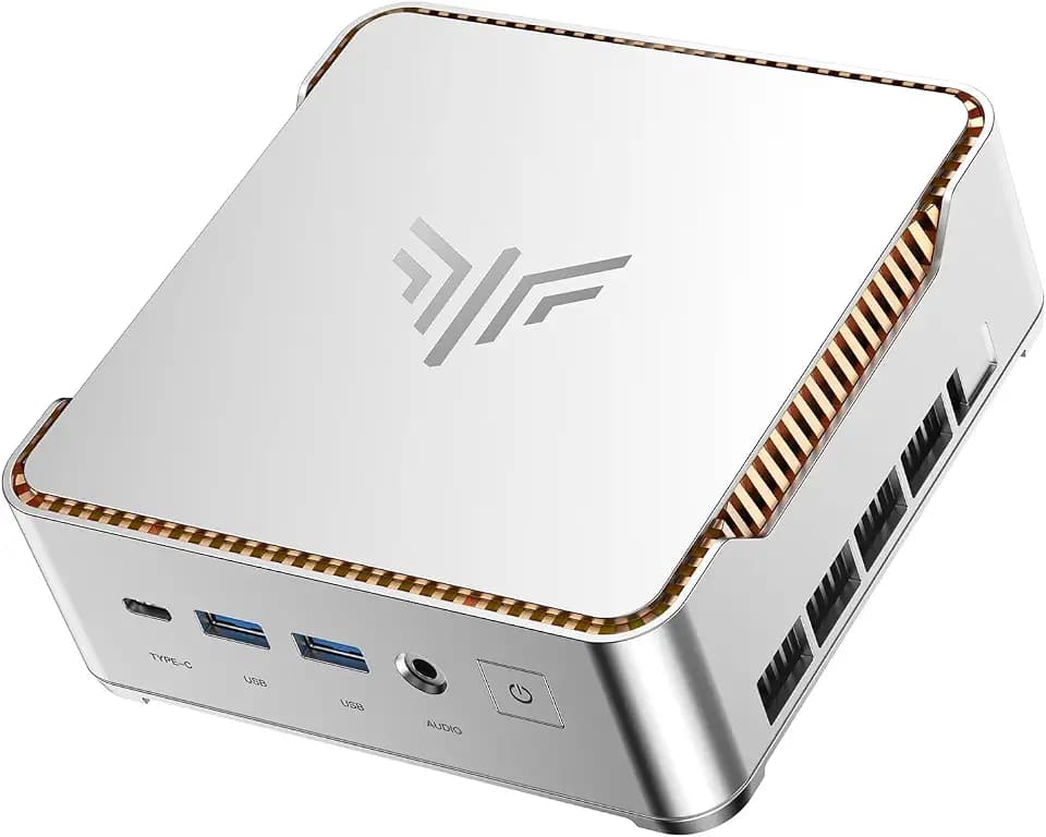 KAMRUI Pinova P2 Mini PC, Intel Core i5-12600H(Beats 1185G7/12450H), 16GB RAM 512GB SSD Mini Computers, 12C/16T, 4.5GHz, Triple 4K Display/WiFi6/BT5.2 Mini Desktop Computers for Home/Office/Business