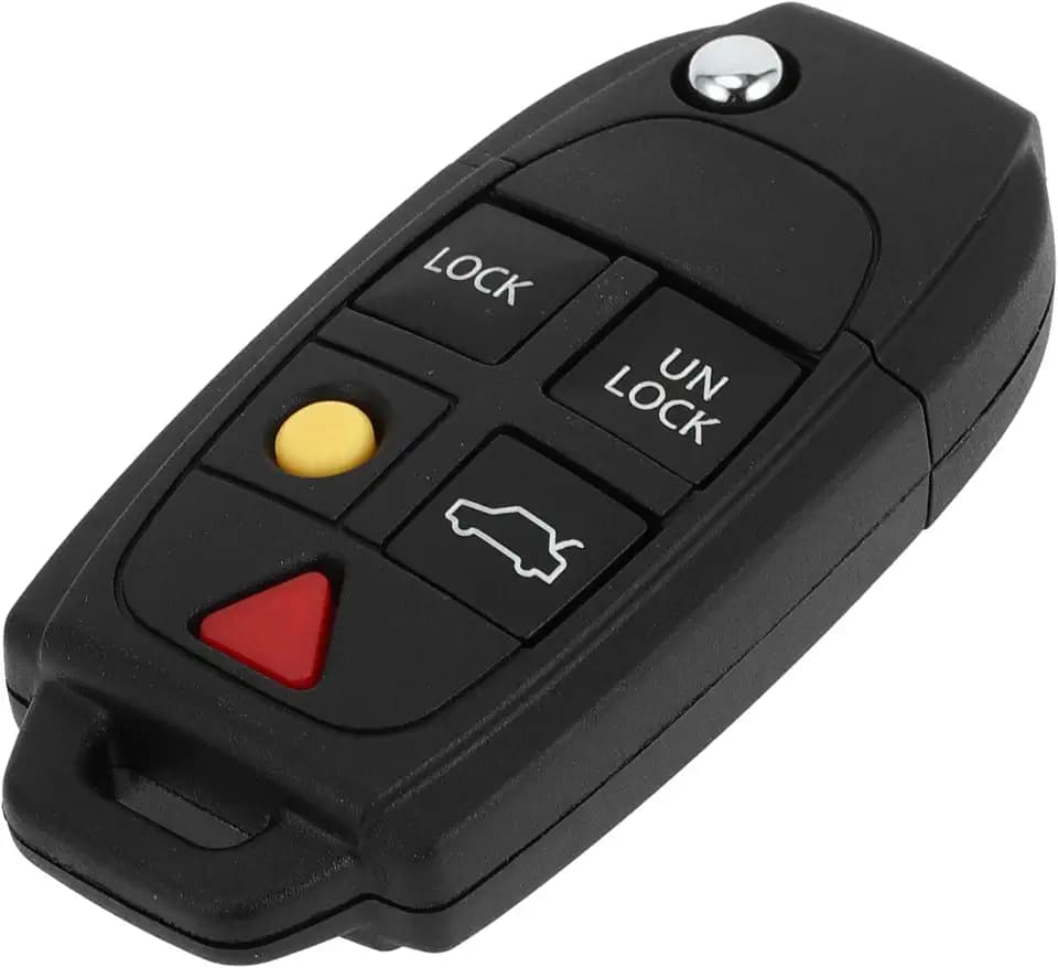 X AUTOHAUX 433MHz LQNP2T-APU Keyless Entry Remote Ignition Transponder Key Fob for Volvo XC90 2004-2014 for Volvo XC70 2004-2007 5 Buttons