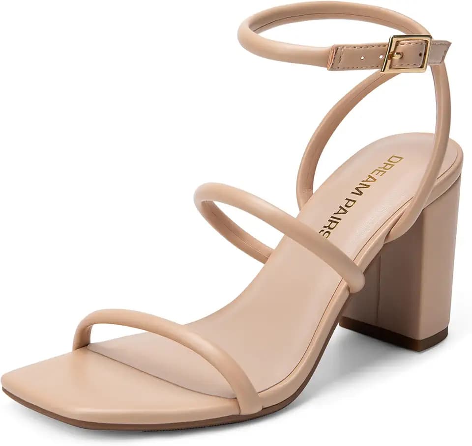 DREAM PAIRS Damen-Sandalen mit Absatz